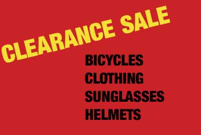 clearance sale